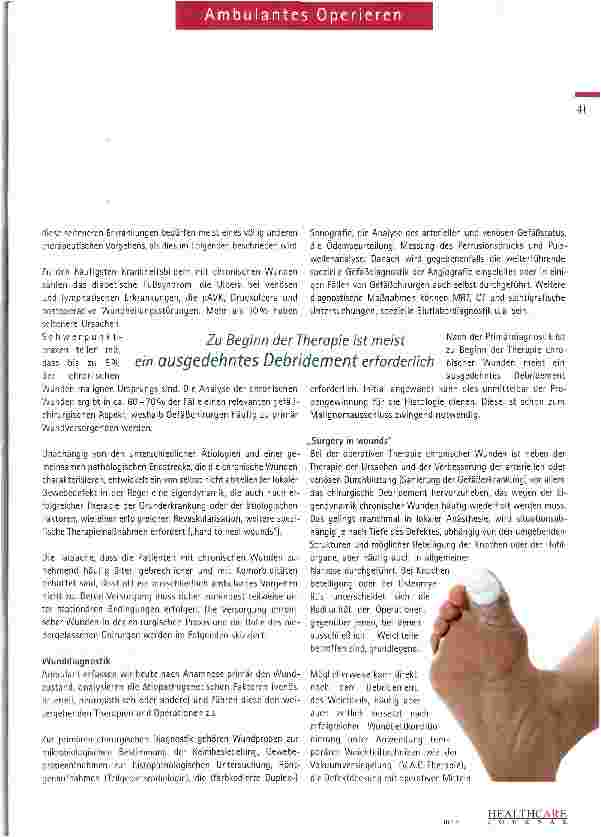 Vorschauseite 2: Spezialgebiet Wundversorgung