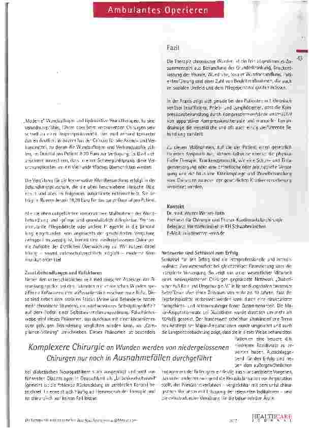 Vorschauseite 4: Spezialgebiet Wundversorgung