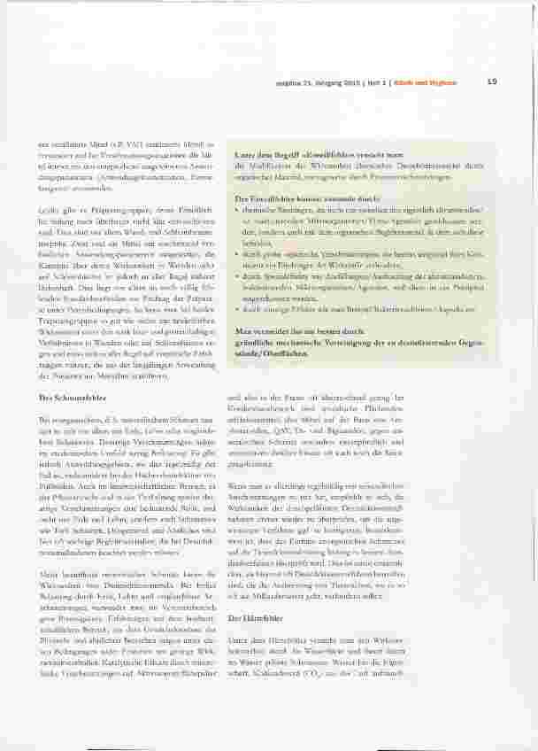 Vorschauseite 3: Fehler und Fehlervermeidung bei der Desinfektion (Fortsetzung)