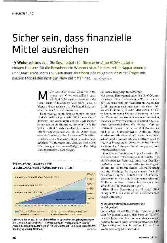 Vorschauseite 1: Sicher sein, dass finanzielle Mittel ausreichen
