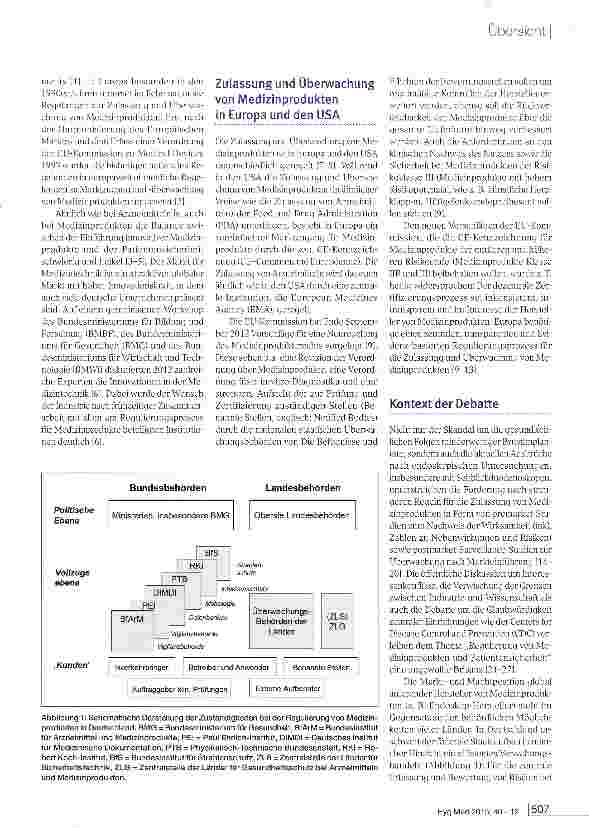 Vorschauseite 2: Dysbalance zwischen Marktregulierung von Medizinprodukten und Patientensicherheit? Lehren aus den aktuellen Ausbrüchen nach Untersuchungen mit Seitblickduodenoskopen