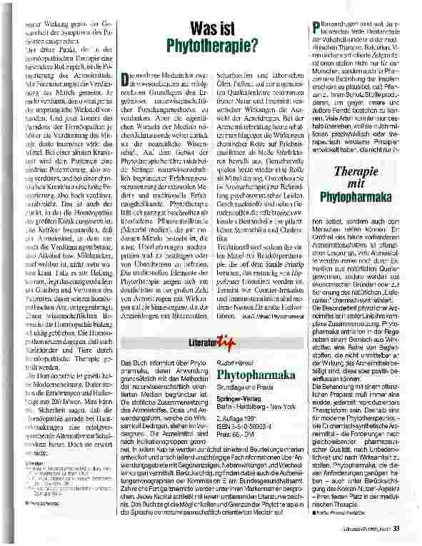 Vorschauseite 2: Homöopathie- Alternative bei Hauterkrankungen