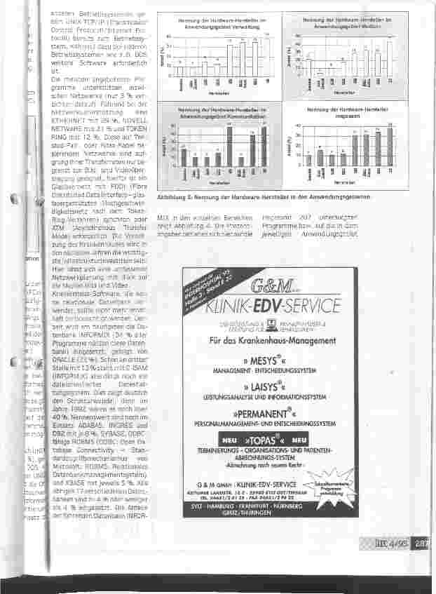 Vorschauseite 3: Das Angebot für Krankenhaus-Informatik 1995