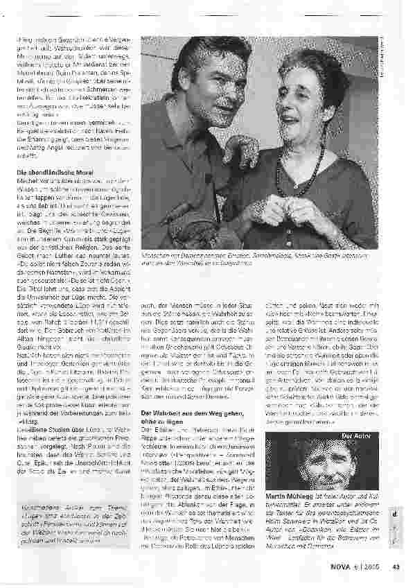Vorschauseite 2: Aber ehrlich!