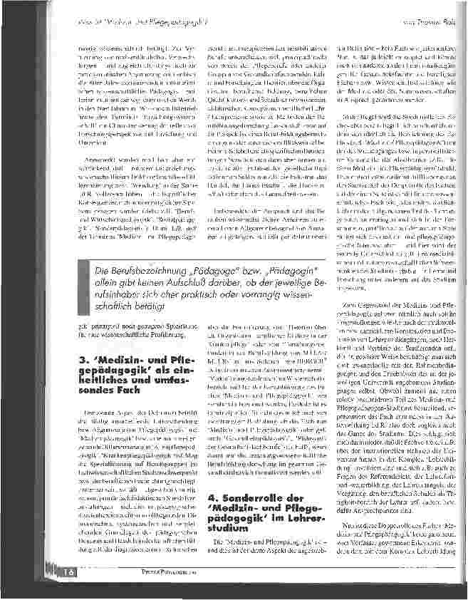 Vorschauseite 2: Was ist Medizinund Pflegepädagogik?