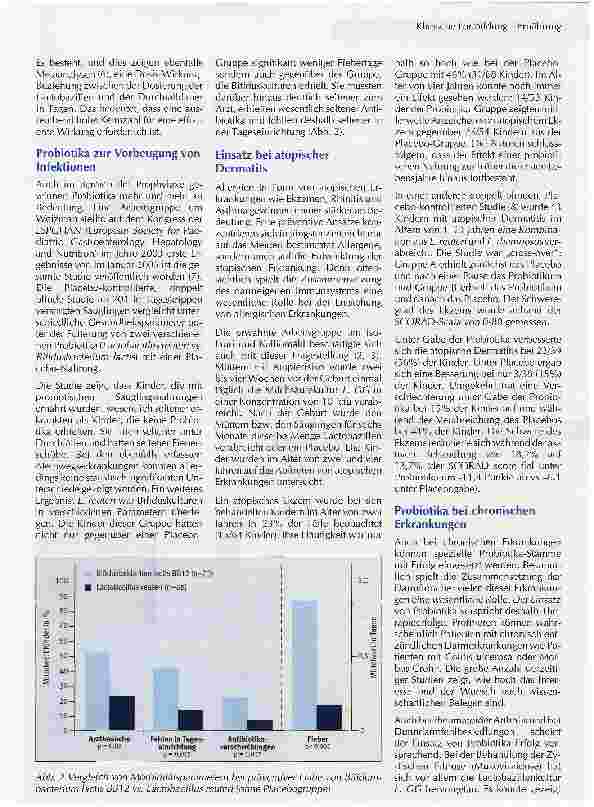 Vorschauseite 2: Probiotika in der Kinderund Jugendmedizin