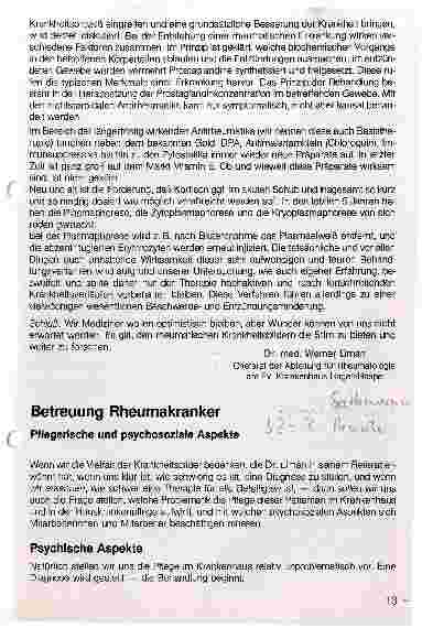 Vorschauseite 1: Betreuung Rheumakranker Pflegerische und psychosoziale Aspekte