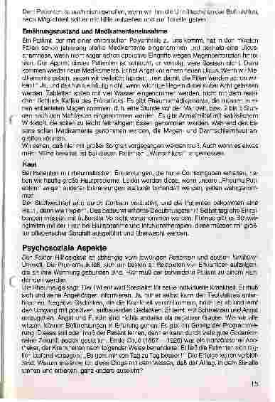 Vorschauseite 3: Betreuung Rheumakranker Pflegerische und psychosoziale Aspekte