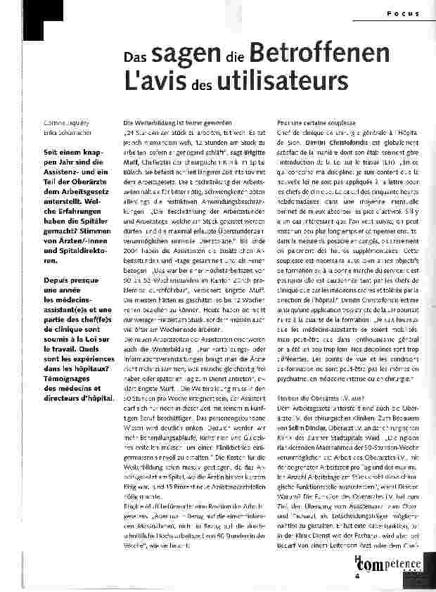 Vorschauseite 1: Das sagen die Betroffenen