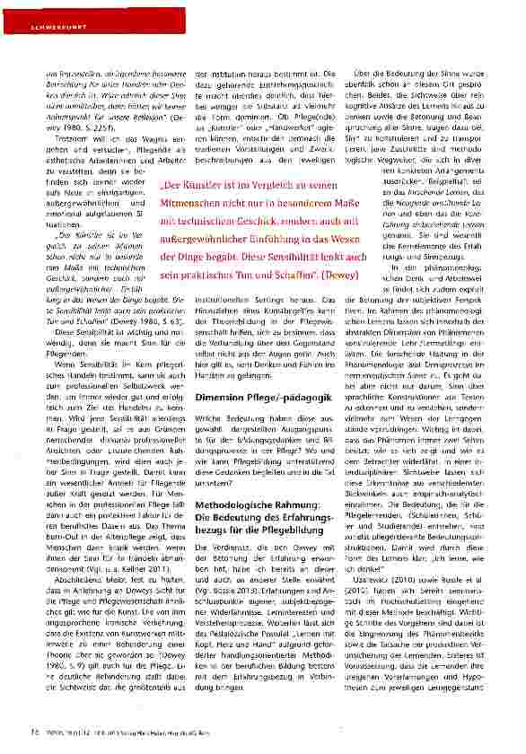 Vorschauseite 5: Kunst als Erfahrung