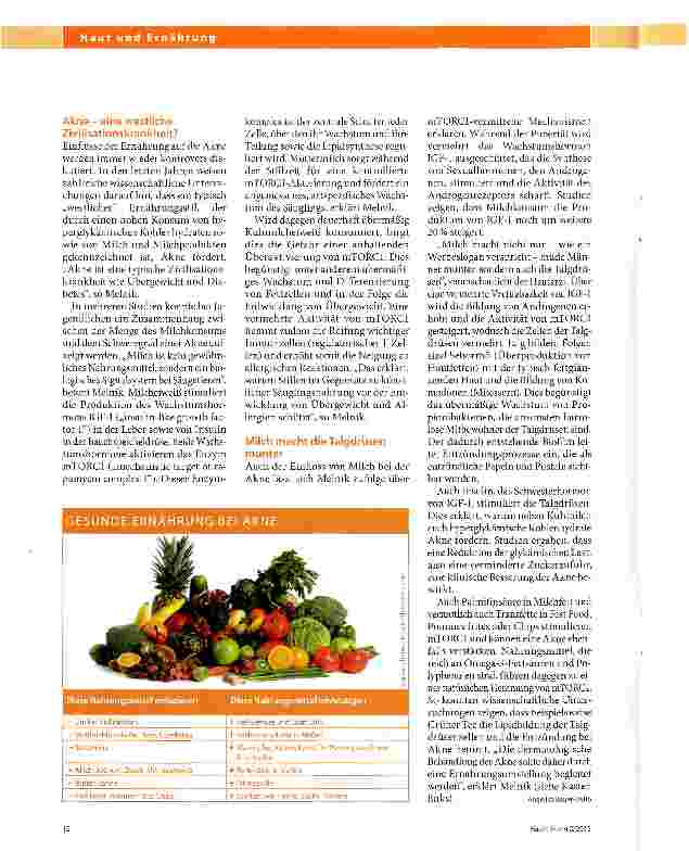 Vorschauseite 3: Was der Hautgesundheit dient und was ihr schadet