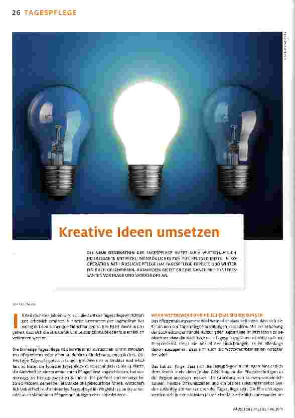 Vorschauseite 1: Kreative Ideen umsetzen