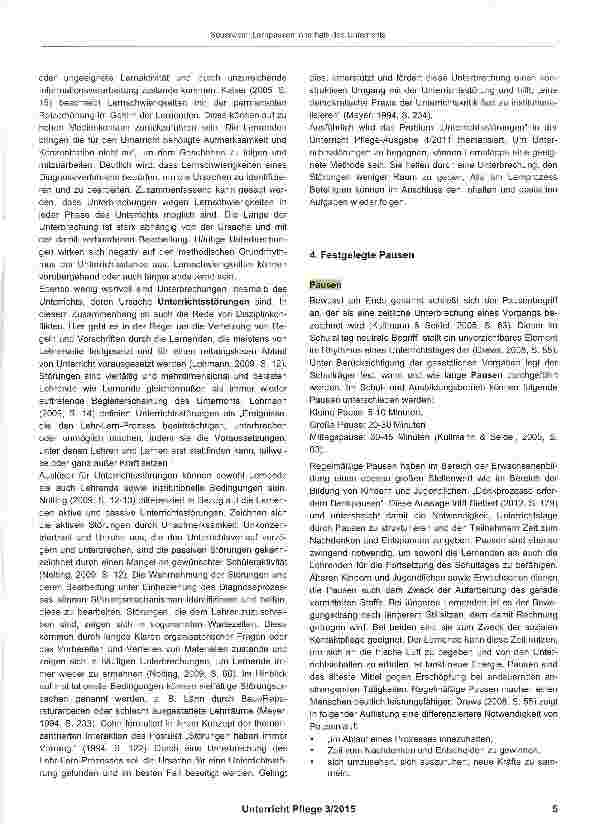 Vorschauseite 4: Lernpausen innerhalb des Unterrichts