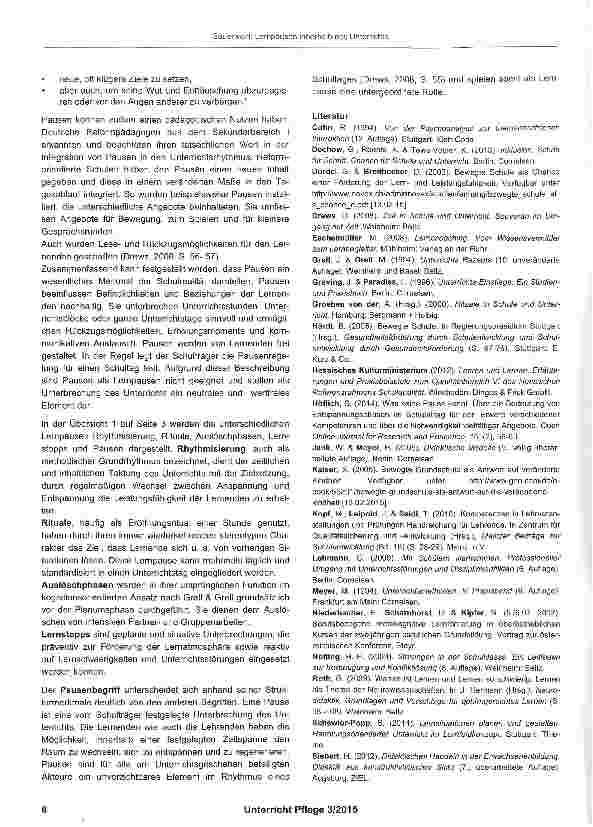 Vorschauseite 5: Lernpausen innerhalb des Unterrichts