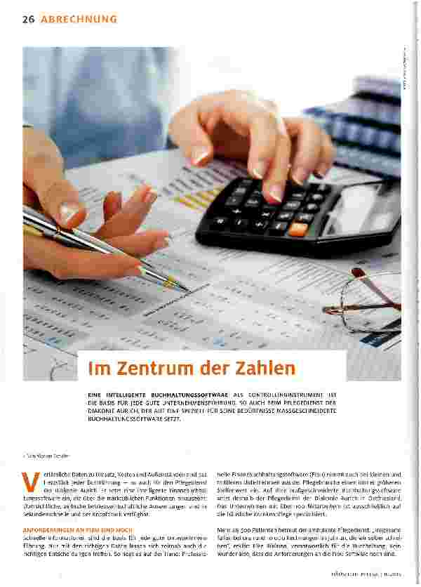 Vorschauseite 1: Im Zentrum der Zahlen