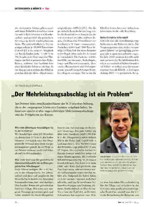 Vorschauseite 3: DAS GESCHAFT MIT DEN ALTEN