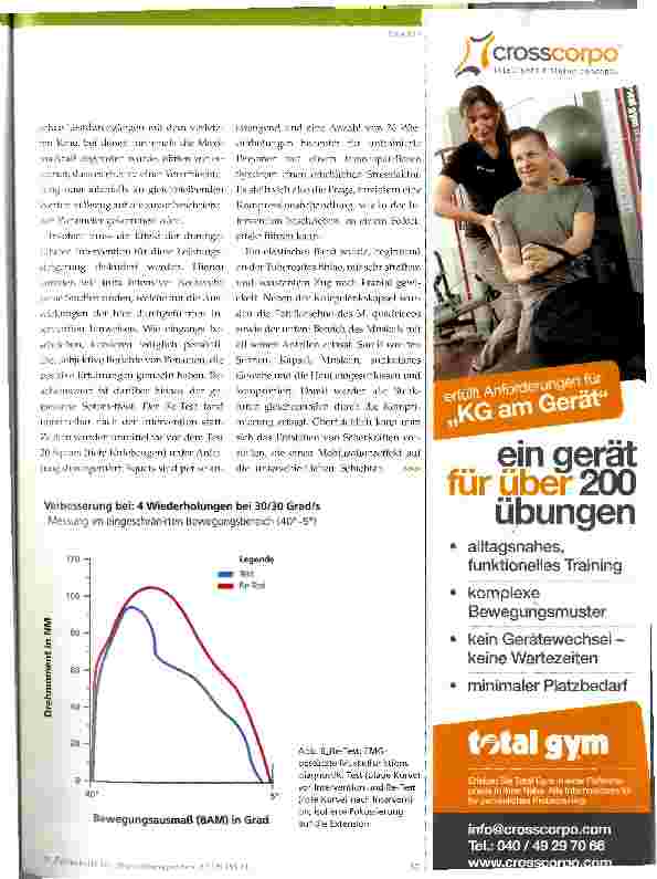 Vorschauseite 5: Isokinetische und EMG-gestützte Untersuchung des Kniegelenks vor und nach einer Kompression mit einem elastischen Band