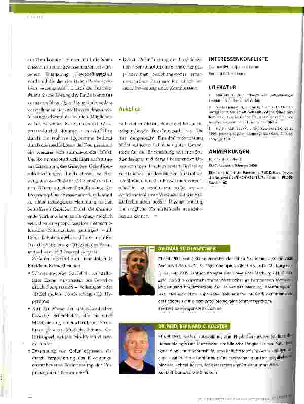 Vorschauseite 6: Isokinetische und EMG-gestützte Untersuchung des Kniegelenks vor und nach einer Kompression mit einem elastischen Band
