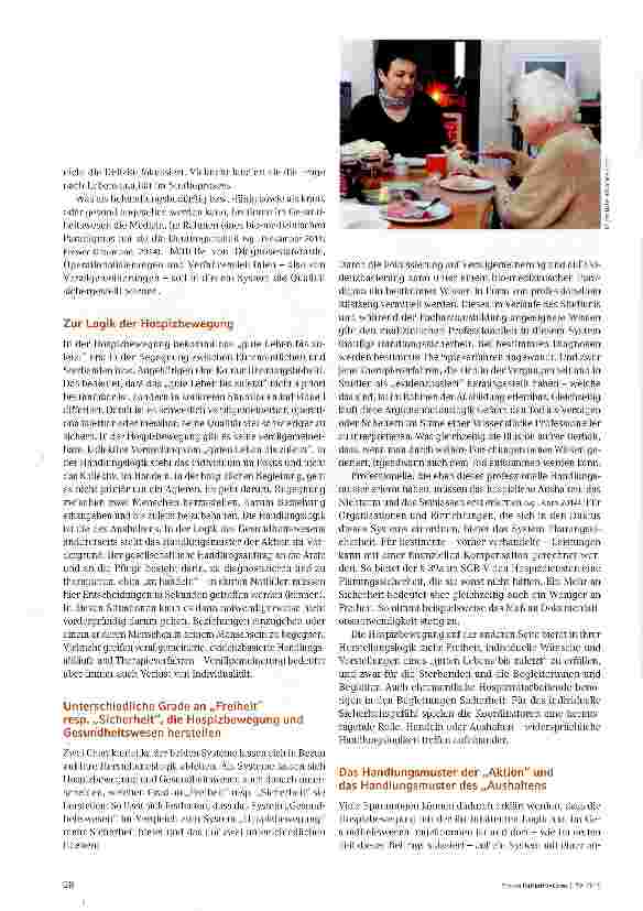 Vorschauseite 3: Hospizarbeit: Unsicherheiten gestalten und aushalten