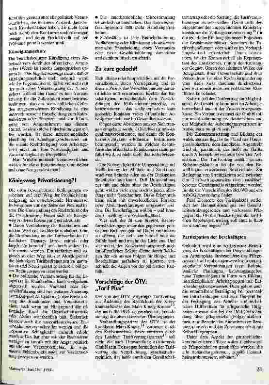 Vorschauseite 3: Wider die Prinzipienschlacht Ein Beitrag zur Debatte um die Krankenhaus-Privatisierung