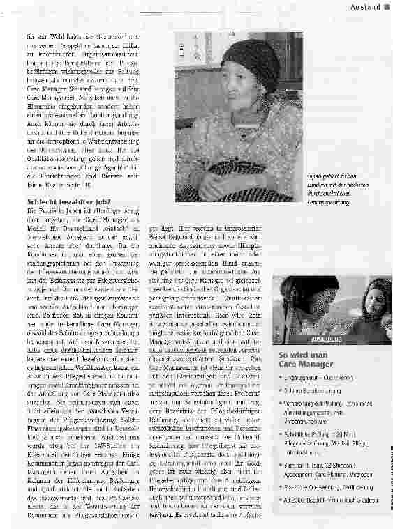 Vorschauseite 4: Care Management -pragmatisch gestricktVon Japan lernen