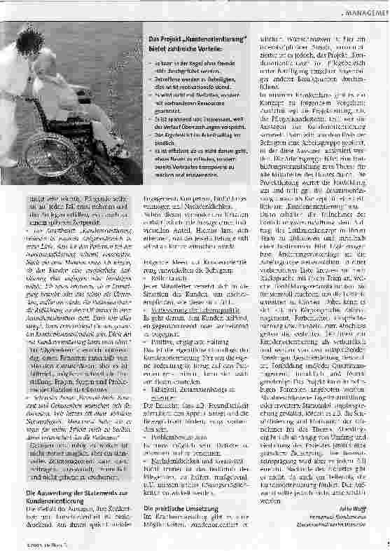 Vorschauseite 2: Kundenorientierung -wie geht das? 2. Teil: Ideen zur Umsetzung