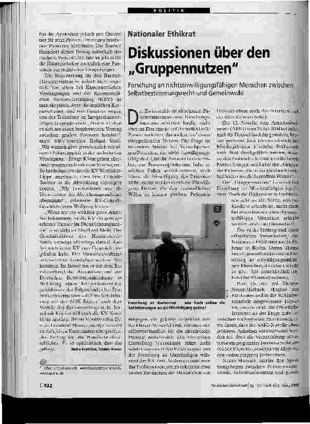 Vorschauseite 2: Hausarztvertrag mit der Barmer - Therapiefreiheit unter Sparzwang