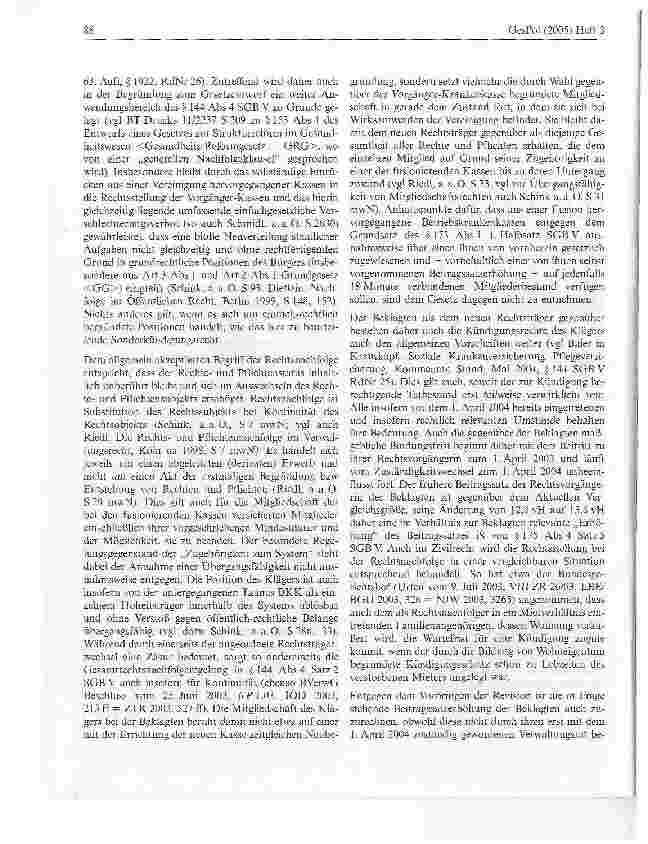 Vorschauseite 5: Das Sonderkündigungssrecht wegen Beitragssatzerhöhung besteht auch dann, wenn die Beitragssatzerhöhung mit einer Kassenfusion zusammentrifftBundessozialgericht, Urteil vom 2. Deze…