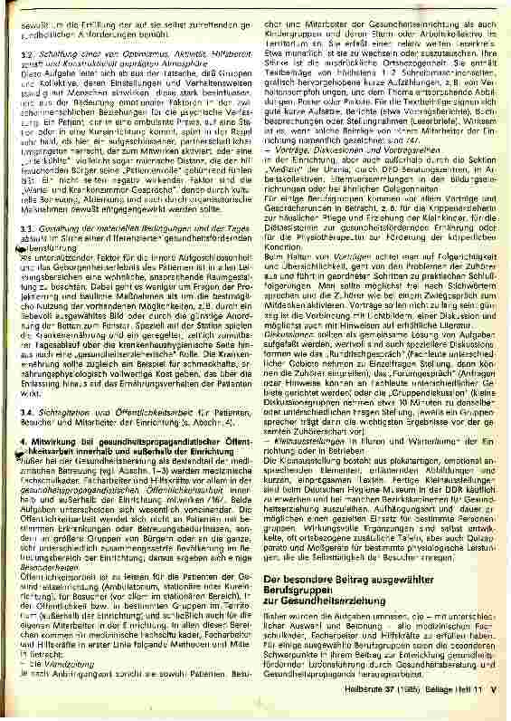 Vorschauseite 5: Gesundheitserziehung im Arbeitsbereich medizinischer Fachschulkader, Facharbeiter und Hilfskräfte