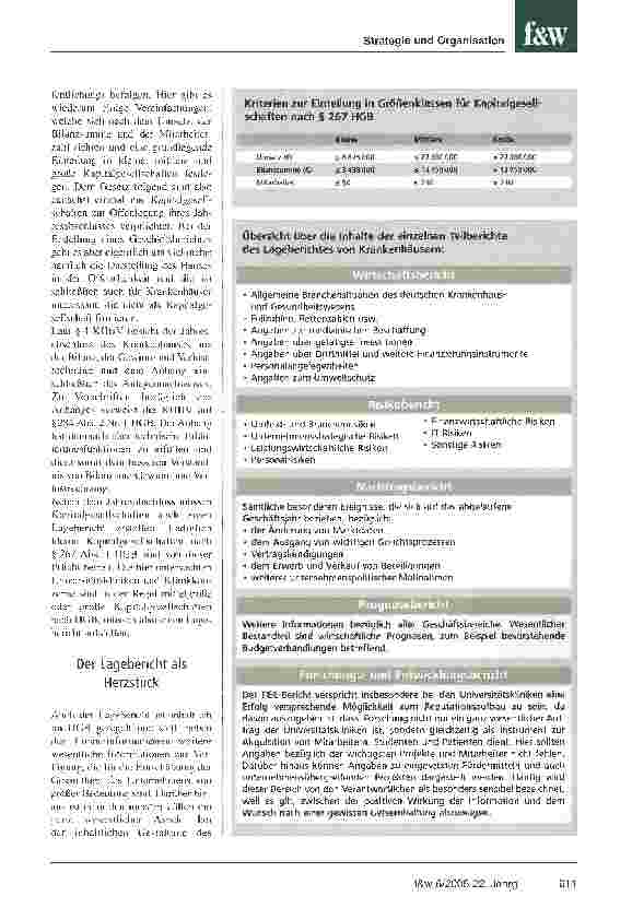 Vorschauseite 2: Der Geschäftsbericht Das wichtigste Instrument der Finanzkommunikation wird vernachlässigt - Ein Vergleich deutscher Universitätsund Privatkliniken