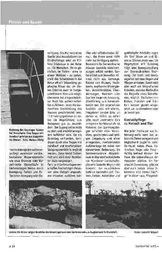 Vorschauseite 3: Stellenwert der Natur im Alter