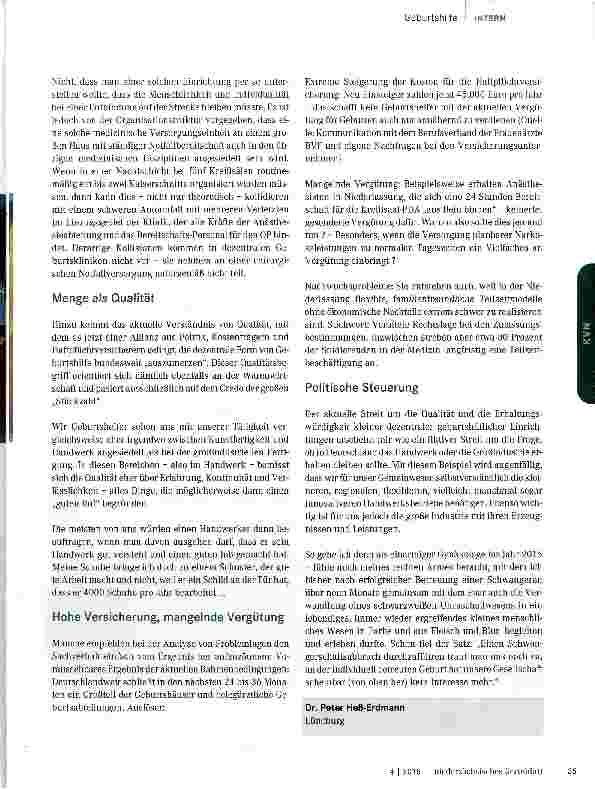 Vorschauseite 2: Der einarmige Gynäkologe - Generation X, Y, Z und Schluss