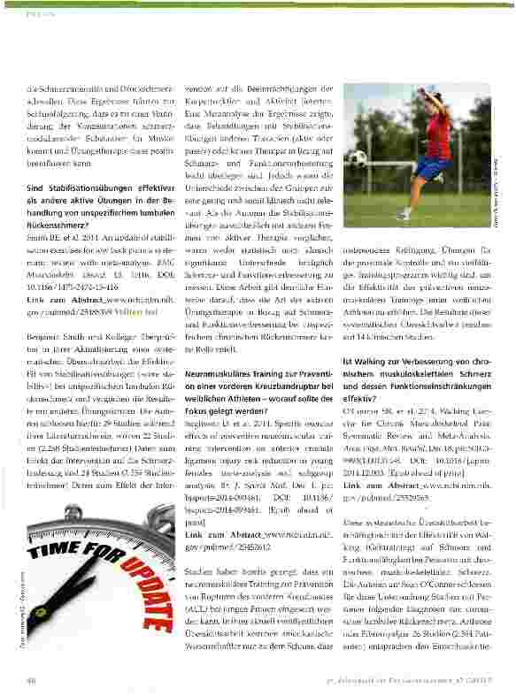 Vorschauseite 2: Evidenz-Update 2 2015
