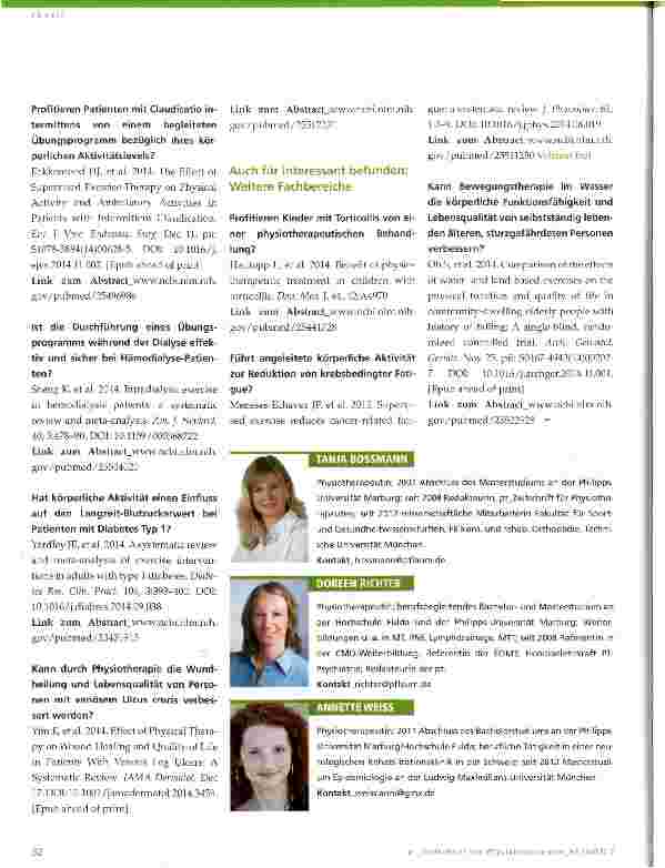 Vorschauseite 6: Evidenz-Update 2 2015