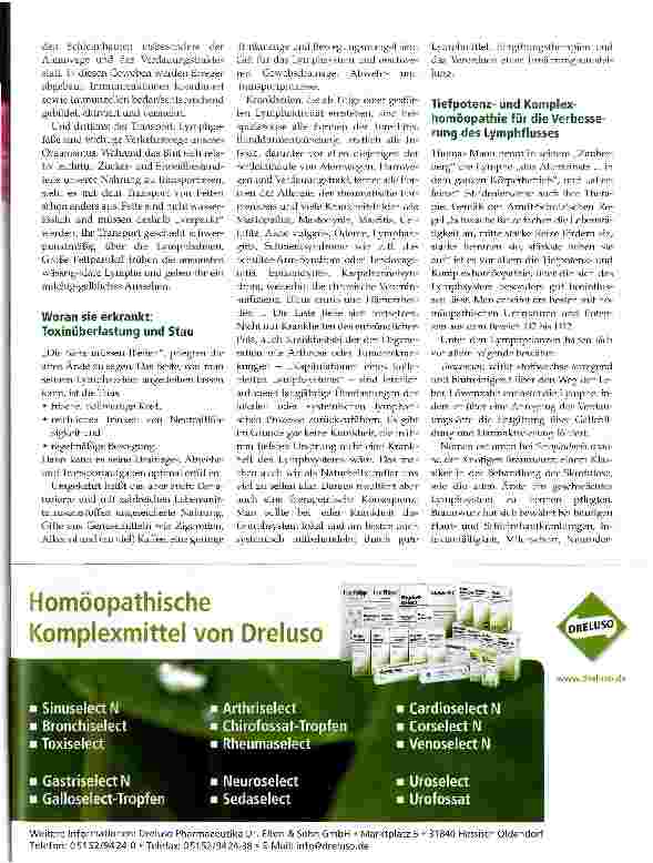 Vorschauseite 2: Das weiße Blut Komplexhomöopathie in der Behandlung des Lymphsystems