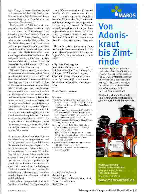 Vorschauseite 4: Das weiße Blut Komplexhomöopathie in der Behandlung des Lymphsystems