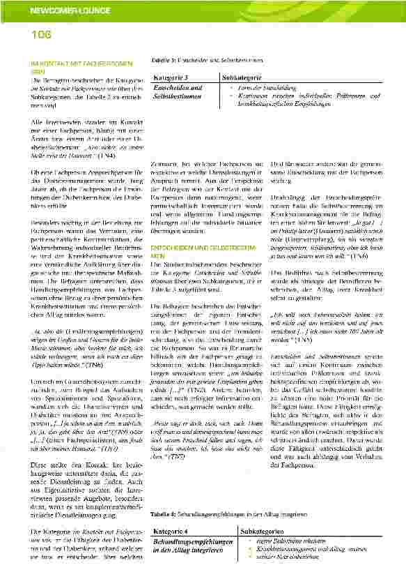Vorschauseite 5: Eine qualitative Pilotstudie zur Konzeptualisie-rung von Gesundheitskompetenz aus der Perspektive von Patientinnen und Patienten mit Diabetes mellitus Typ II