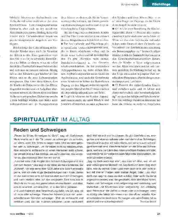 Vorschauseite 3: Die Bedürfnisse junger Flüchtlinge berücksichtigen
