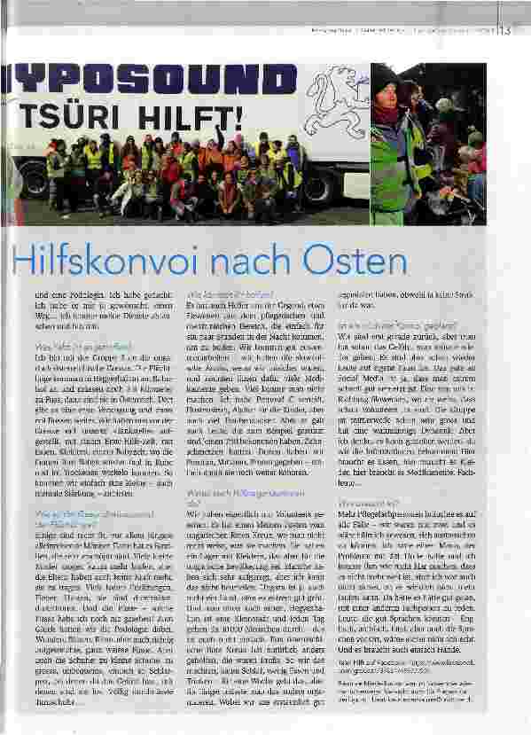 Vorschauseite 1: Hilfskonvoi nach Osten