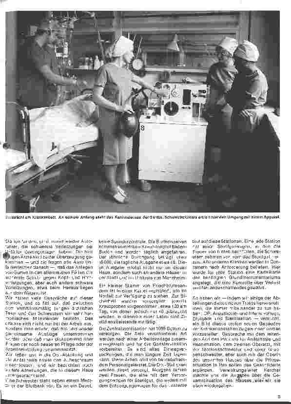 Vorschauseite 4: Das Institut für Anästhesiologie und Reanimation des Klinikums Mannheim