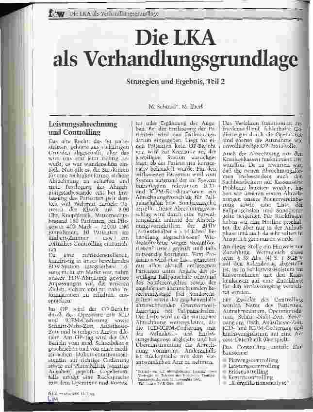 Vorschauseite 1: Die LKA als Verhandlungsgrundlage Strategien und Ergebnis, Teil 2
