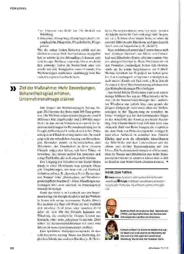 Vorschauseite 3: Mit Facebook die Bewerberzahlen steigern