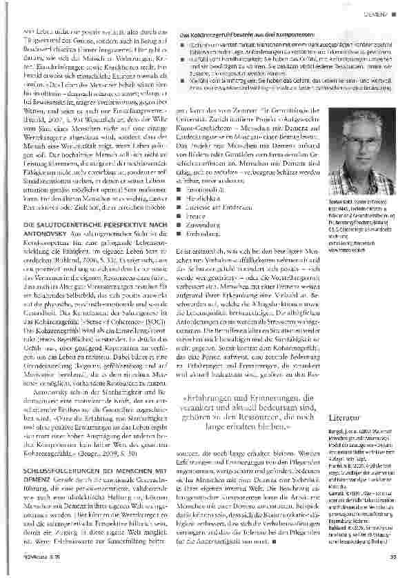 Vorschauseite 2: Sinnfindung und Salutogenese im Alter