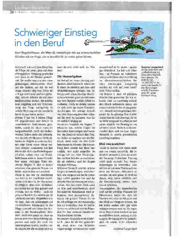 Vorschauseite 1: Schwieriger Einstieg in den Beruf