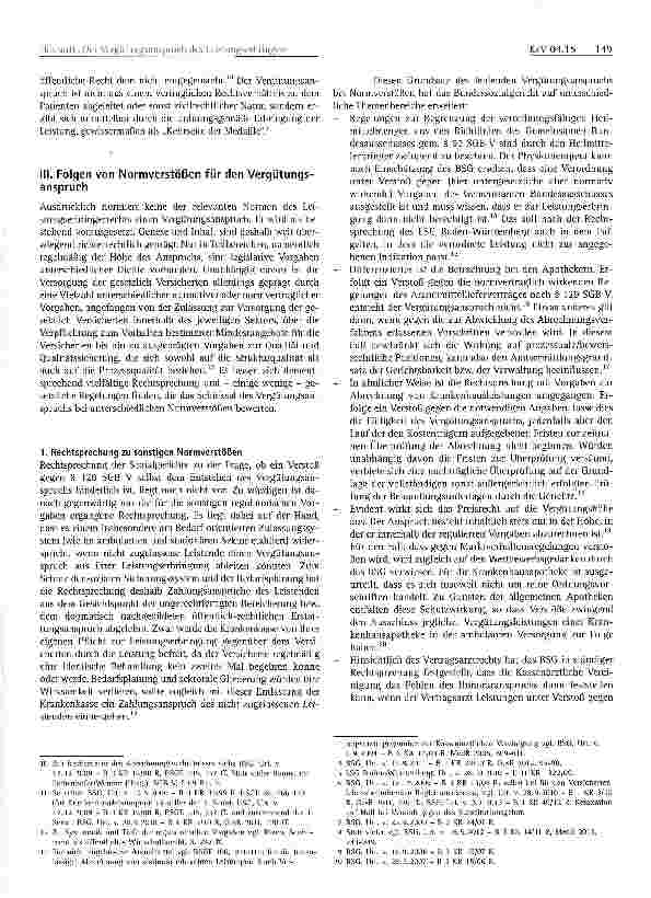 Vorschauseite 2: Der Vergütungsanspruch des Leistungserbringersbei nachgewiesenen Verstößen gegen § 128 SGB V