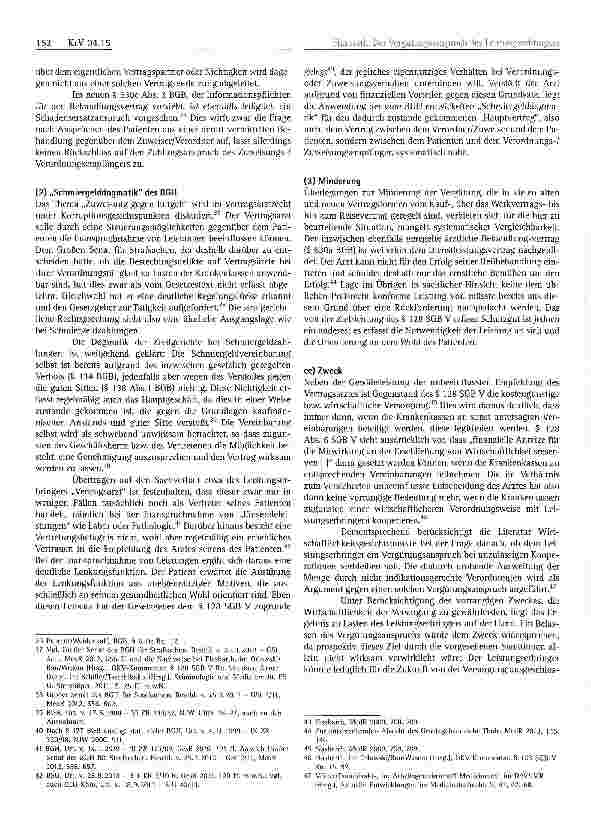 Vorschauseite 5: Der Vergütungsanspruch des Leistungserbringersbei nachgewiesenen Verstößen gegen § 128 SGB V