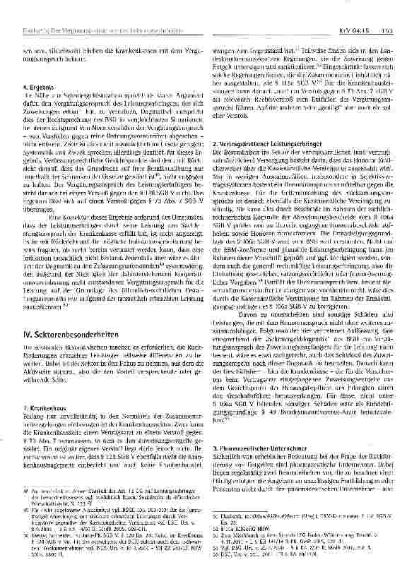 Vorschauseite 6: Der Vergütungsanspruch des Leistungserbringersbei nachgewiesenen Verstößen gegen § 128 SGB V