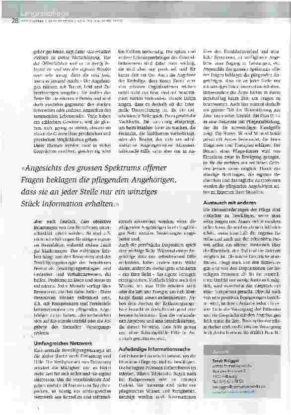 Vorschauseite 2: Die Strategien der pflegenden Angehörigen