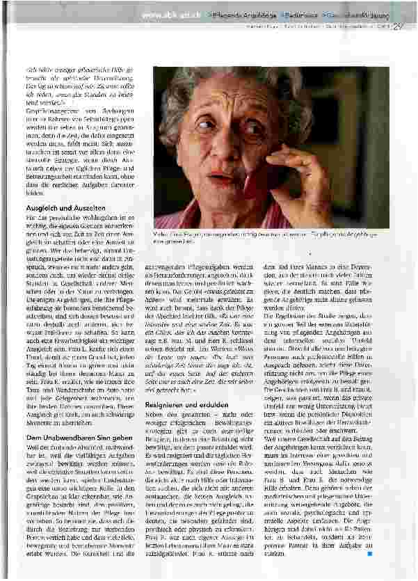 Vorschauseite 3: Die Strategien der pflegenden Angehörigen