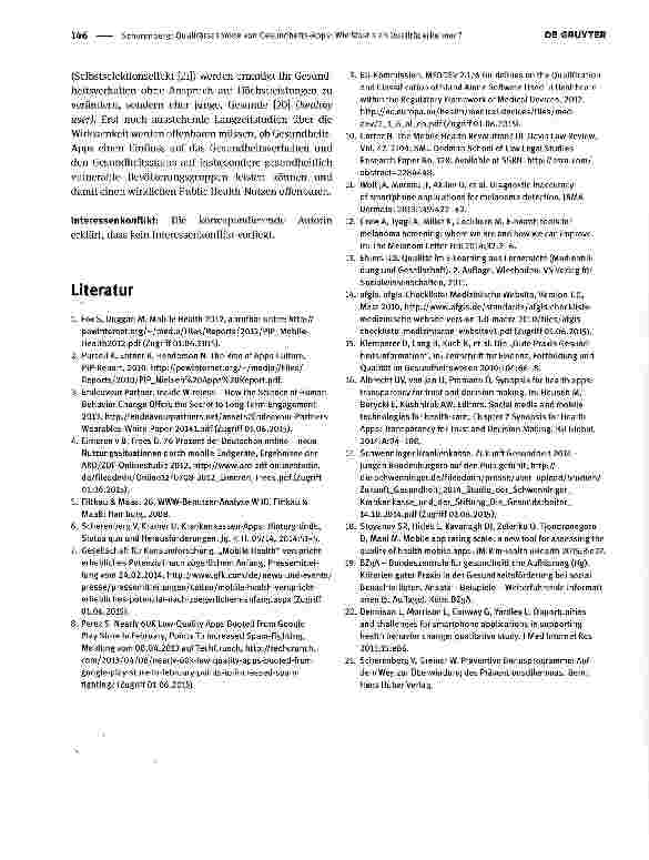 Vorschauseite 3: Qualitätsaspekte von Gesundheits-Apps: Wie lässt sich Qualität erkennen?